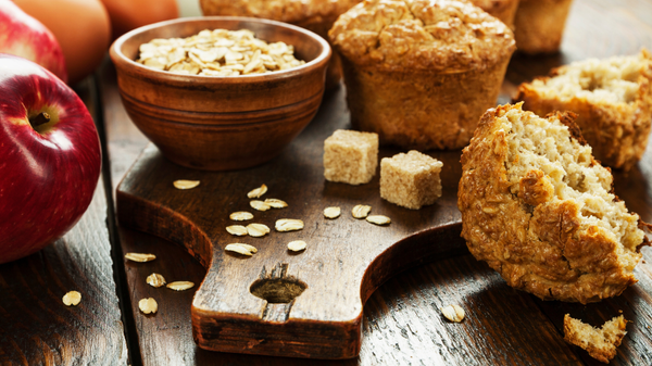 Oat Flour Muffins and The Benefits of Oat Flour